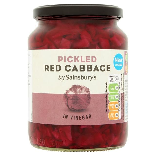 Sainsbury's Pickled Red Cabbage in Vinegar 680g (300g*) - gallery image 1