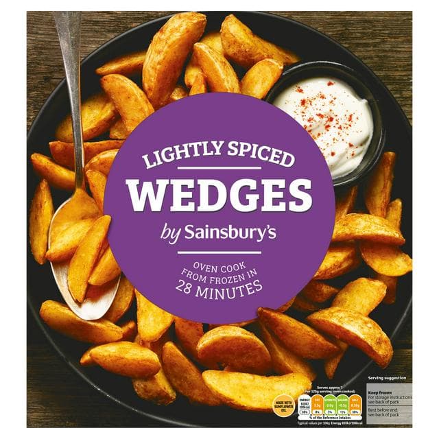 Sainsbury's Lightly Spiced Wedges 900g - gallery image 1
