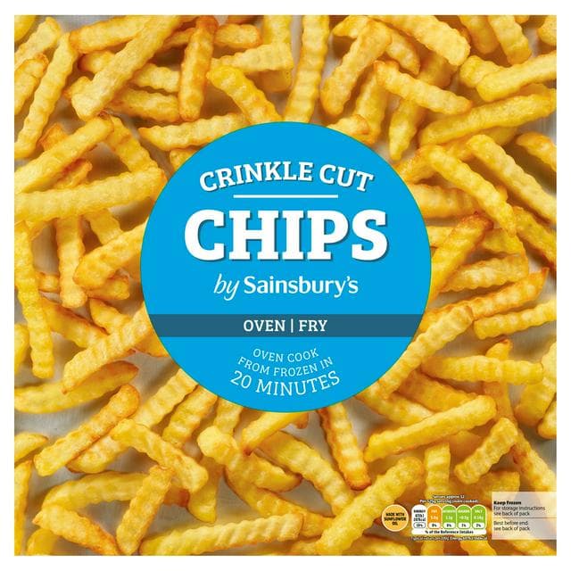 Sainsbury's Crinkle Cut Chips 1.5kg - gallery image 1