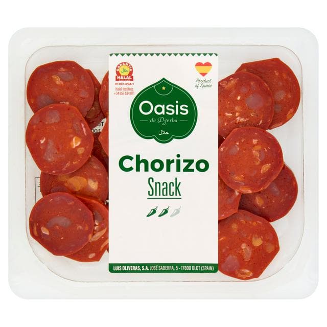 L'oasis Halal Turkey Chorizo Tapas 80g - gallery image 1