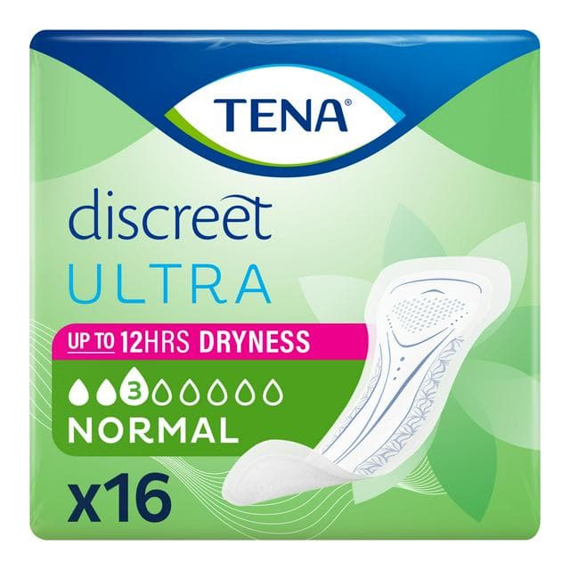TENA Discreet Ultra Normal Pads x16 - gallery image 1