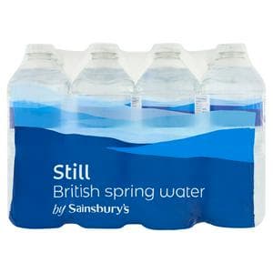 Sainsbury's British Bottled Spring Water 12x500ml