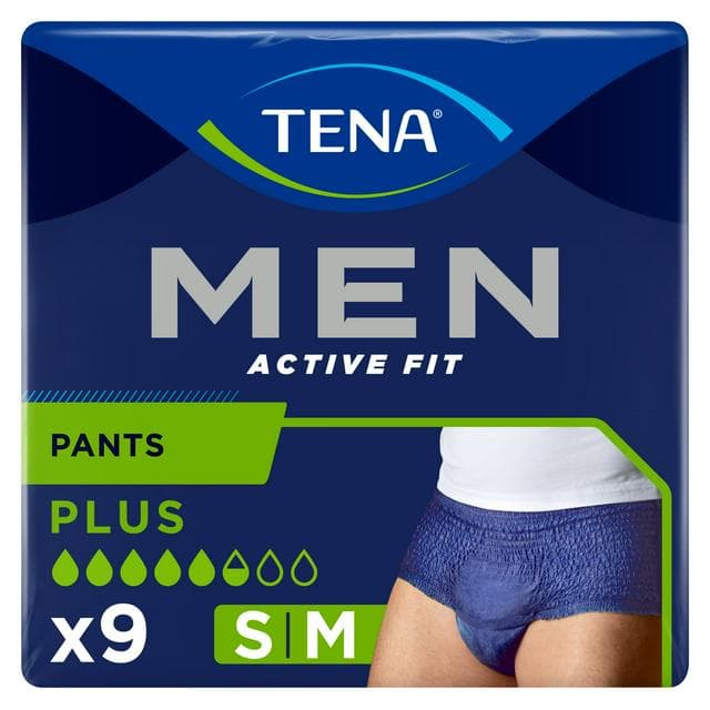 TENA Men Active Fit Incontinence Pants Plus Medium x9 - gallery image 1