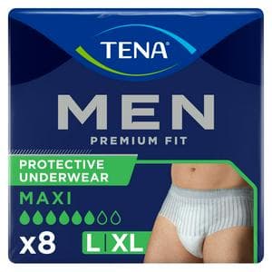 TENA Men Premium Fit Incontinence Pants Large x8