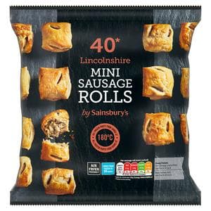 Sainsbury's Lincolnshire Mini Sausage Rolls x40 800g