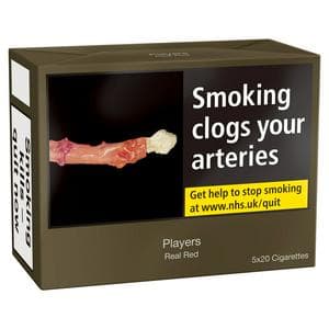 Players JPS Real Red 5x20 Cigarettes