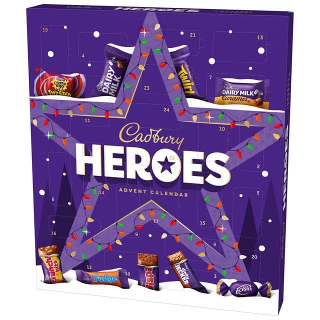 Cadbury Heroes 230g Chocolate Christmas Advent Calendar - gallery image 4