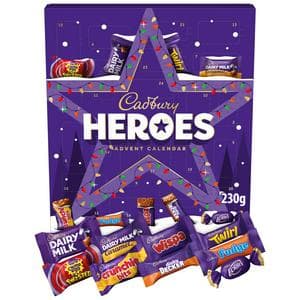 Cadbury Heroes 230g Chocolate Christmas Advent Calendar