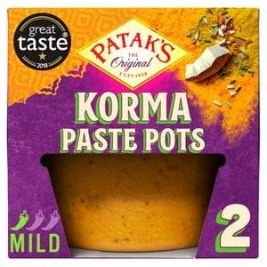 Patak's Korma Paste Pots 2 x 70g