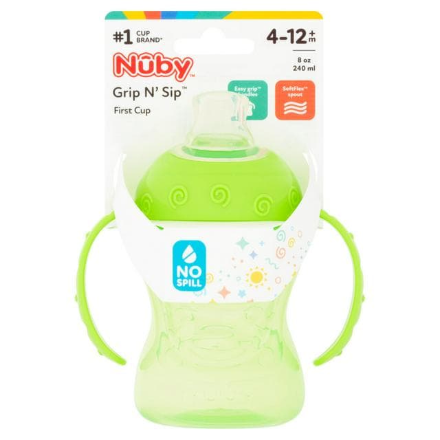 Nuby 1st Sipeez Grip n' Sip 4m up to 12 Months+ 240ml - gallery image 1