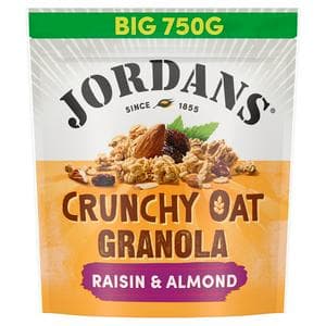 Jordans Crunchy Oat Raisin & Almond Granola Breakfast Cereal 750g