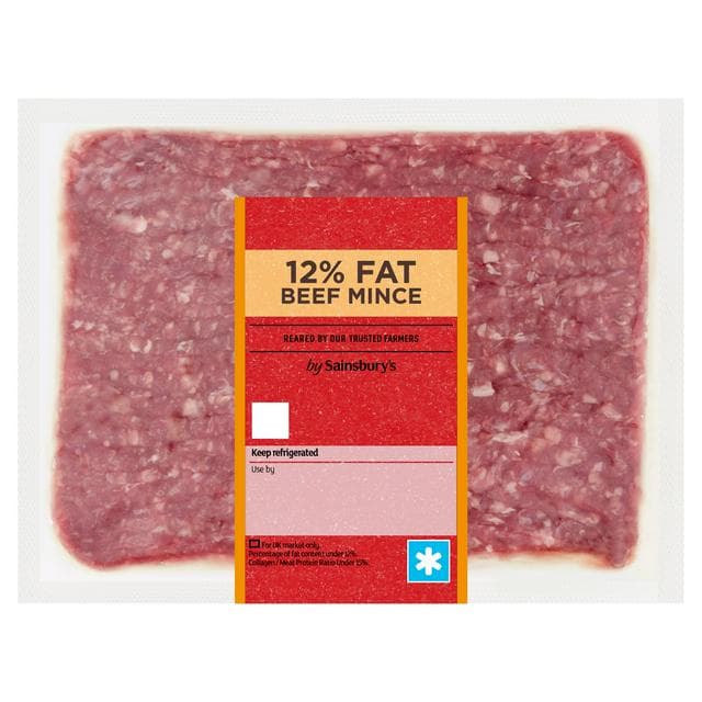 Sainsbury's British or Irish 12% Fat Beef Mince 500g - gallery image 1