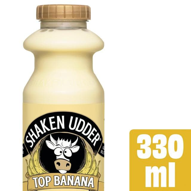 Shaken Udder Top Banana! Milkshake 330ml - gallery image 1