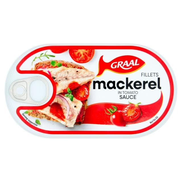 Graal Mackerel Fillets in Tomato Sauce 170g - gallery image 1