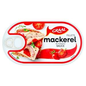 Graal Mackerel Fillets in Tomato Sauce 170g