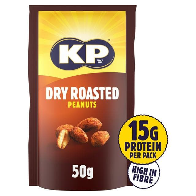 KP Dry Roasted Peanuts 50g - gallery image 1
