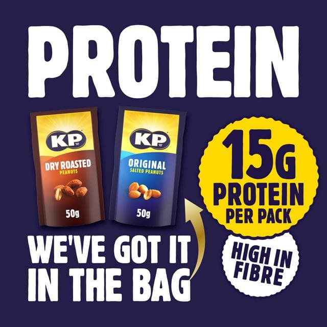KP Dry Roasted Peanuts 50g - gallery image 2