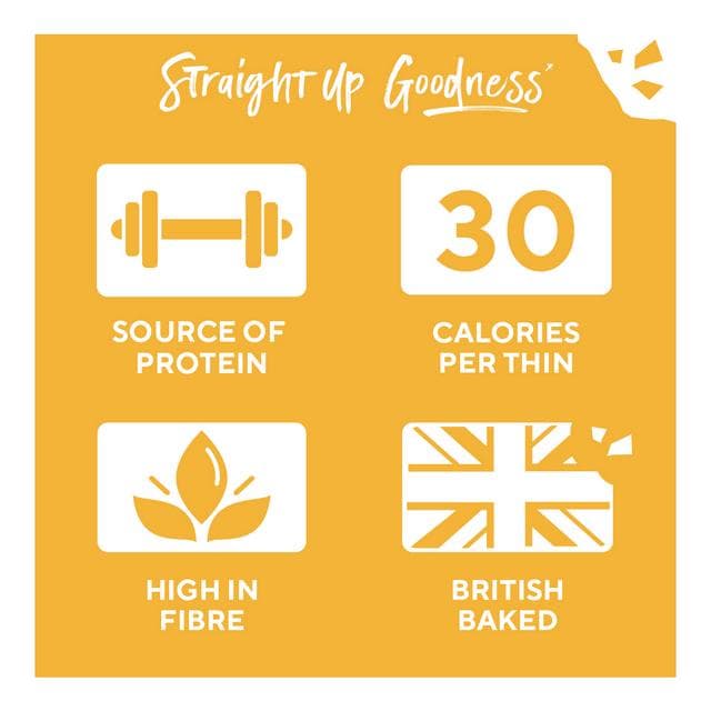 Ryvita Thins Three Cheese Flatbread Crackers 125g - gallery image 3