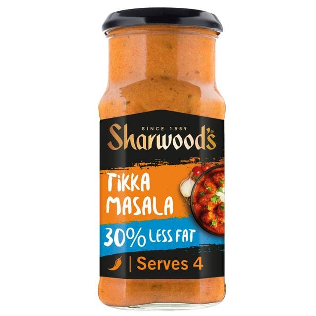 Sharwood's Tikka Masala Reduced Fat Curry Sauce 420g - gallery image 1