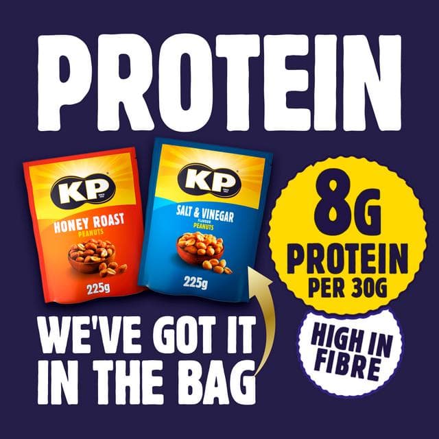 KP Honey Roast Peanuts 225g - gallery image 3