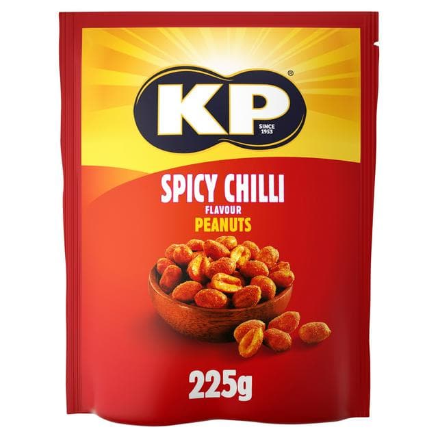 KP Peanuts Spicy Chilli Flavour 225g - gallery image 1