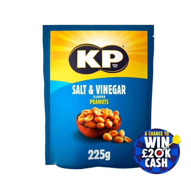 KP Peanuts Salt and Vinegar Flavour 225g - gallery image 1
