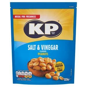 KP Peanuts Salt and Vinegar Flavour 225g