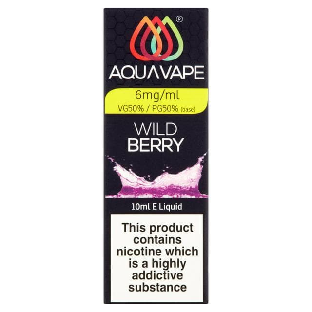Aqua Vape Liquid Refill Wild Berry 6mg - gallery image 1