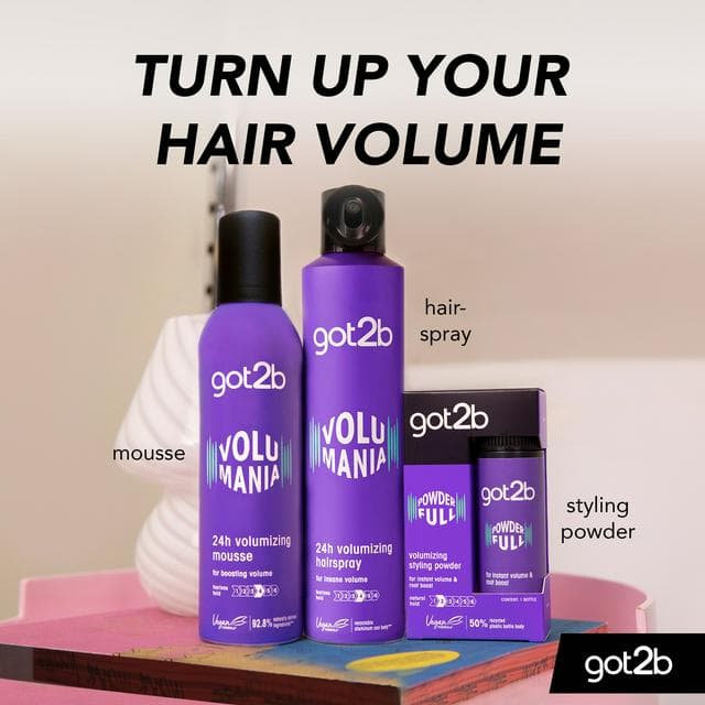 Schwarzkopf Got2b Hair Volume Mousse Volumania 250ml - gallery image 5