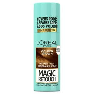 L'Oreal Paris Magic Retouch Temporary Instant Grey Root Concealer Spray Golden Brown