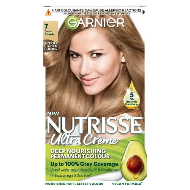 Garnier Nutrisse Permanent Hair Dye Dark Blonde 7 - gallery image 1