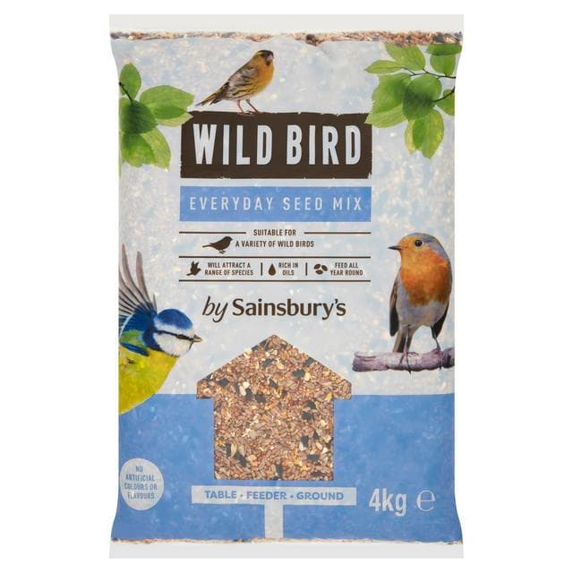 Sainsbury's Wild Bird Seed Mix 4kg - gallery image 1