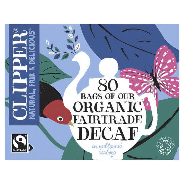 Clipper Organic Decaf Everyday Tea x80 Tea Bags 250g - gallery image 1