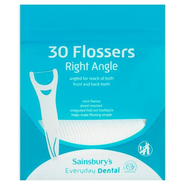 Sainsbury's Right Angle Flossers x30 - gallery image 1
