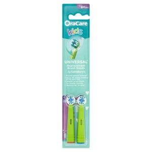 Sainsbury's Kids Universal Replacement Brush Heads x2