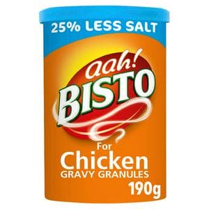 Bisto 190g Reduced Salt Chicken Gravy Granules