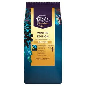 Sainsbury's 227g Roast & Ground Coffee, Taste the Difference, Winter Edition