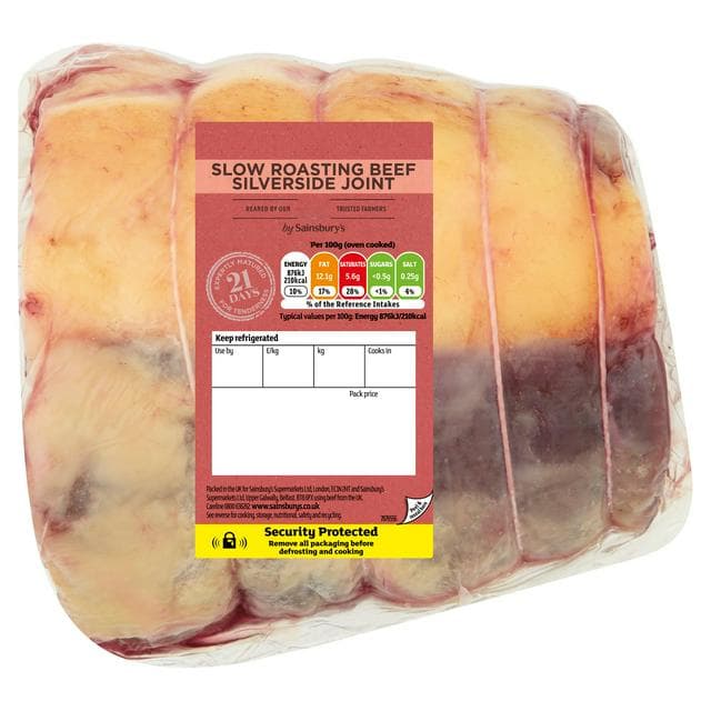 Sainsbury's British or Irish 21 Day Matured Slow Beef Roasting Joint - gallery image 1