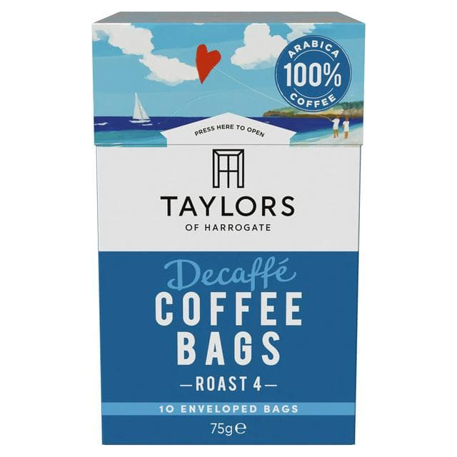 Taylors of Harrogate Decaffe Ground Coffee Bags x10 - gallery image 1