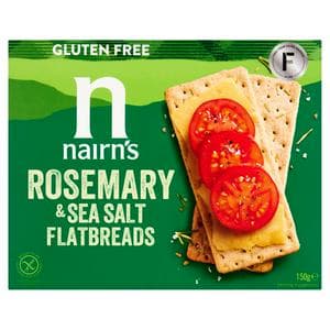 Nairn's Gluten Free Flatbread Rosemary & Sea Salt 150g
