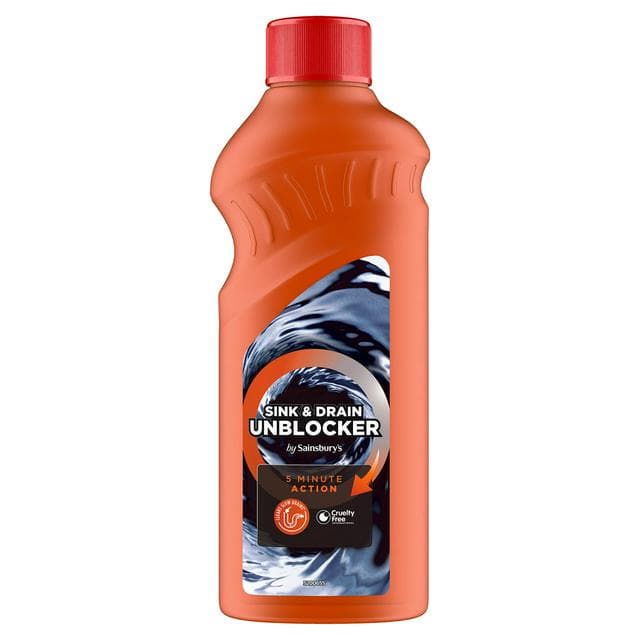 Sainsbury's Sink & Plughole Unblocker 500ml - gallery image 1