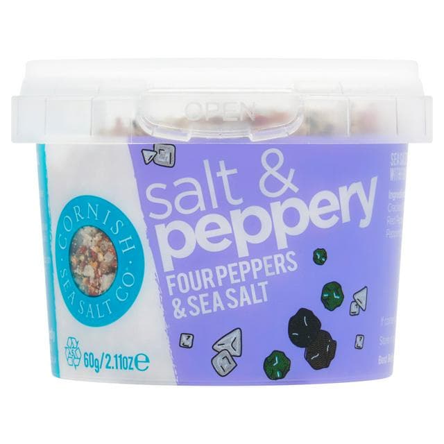 Cornish Sea Salt Co Sea Salt & Luxury Pepper Ingenious Seasoning 60g - gallery image 1