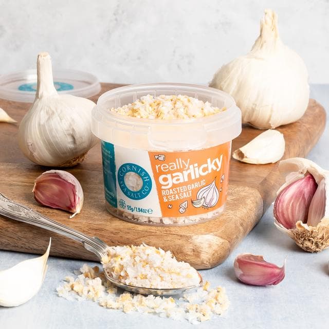 Cornish Sea Salt Co Garlic Sea Salt 55g - gallery image 2