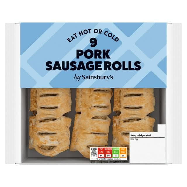 Sainsbury's Sausage Rolls x9 270g - gallery image 1