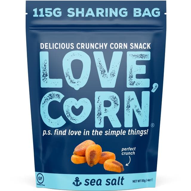 LOVE CORN Sea Salt Crunchy Corn 115g - gallery image 2