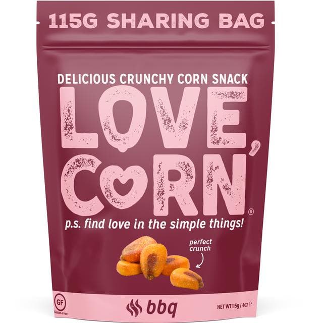Love Corn Smoked BBQ Roasted Corn Snack 115g - gallery image 2