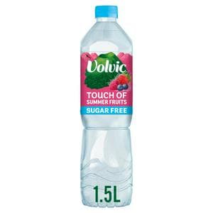 Volvic Touch of Fruit Sugar Free Summer Fruits Flavoured Water 1.5L