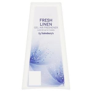 Sainsbury's Fresh Linen Gel Air Freshener 120g