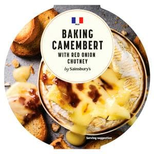 Sainsbury's Baking Camembert with Caramelised Onion Chutney 280g