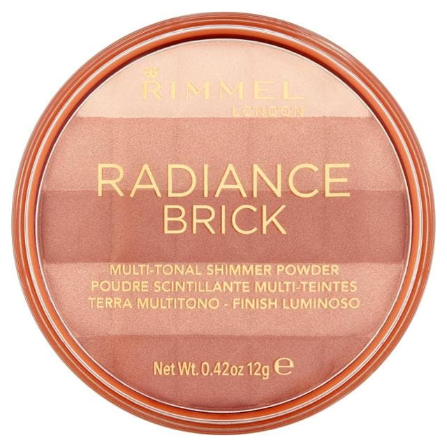 Rimmel London Radiance Brick Multi-Tonal Shimmer Powder 002 Medium 12g - gallery image 1